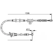 Bosch 1 987 482 245 Handremkabel