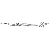 Bosal Uitlaatsysteem middendemper 293-051