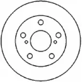 MAPCO 25558 Remschijf