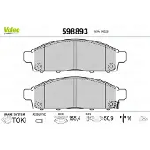 Valeo 598893 Remblokken