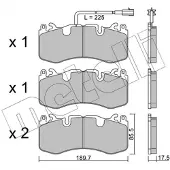METELLI 22-1202-0 Remblokken