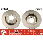 TRW DF4039 Remschijf