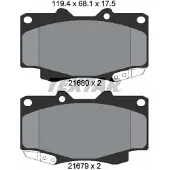 Textar Remblokkenset, schijfrem 2168003