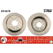 TRW DF4878 Remschijf