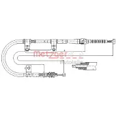 METZGER 17.6042 Handremkabel