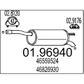 MTS 01.96940 Einddemper