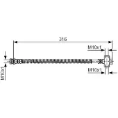 Bosch Remleiding 1 987 481 A65