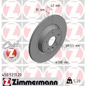 ZIMMERMANN 450.5211.20 Remschijf