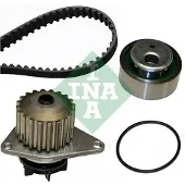 INA Waterpomp + Distributieriemset 530001230 Ina voor o.a. CITROEN, PEUGEOT
