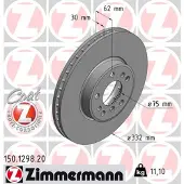 ZIMMERMANN 150.1298.20 Remschijf