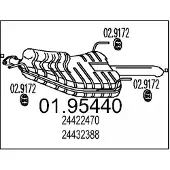 MTS 01.95440 Einddemper