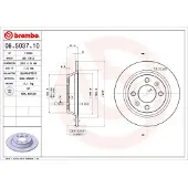 Brembo 08.5037.10 Remschijf