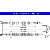 Ate Handremkabel 24.3727-0752.2 ATE voor o.a. OPEL
