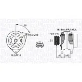 MAGNETI MARELLI 063377416010 Dynamo / Alternator
