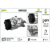 Valeo Compressor airconditioning 399522
