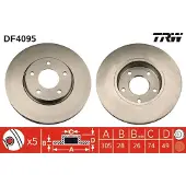 TRW DF4095 Remschijf