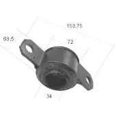 CORTECO 80001549 Draagarmrubber