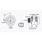 MAGNETI MARELLI 063731542010 Dynamo / Alternator
