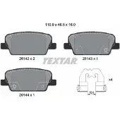 Textar Remblokset 2614201, achter