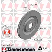 ZIMMERMANN 460.1556.20 Remschijf
