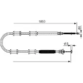 Bosch 1 987 482 592 Handremkabel