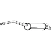Bosal Geluiddemper achter 233-087