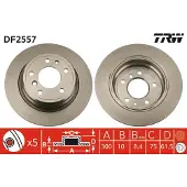TRW DF2557 Remschijf