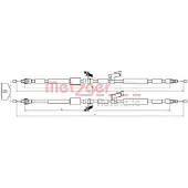 METZGER 10.5452 Handremkabel