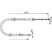 Bosch 1 987 482 253 Handremkabel