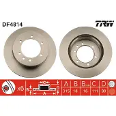 TRW DF4814 Remschijf