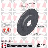 ZIMMERMANN 285.3545.52 Remschijf