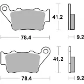 Brembo 07bb02sx Gesinterde Remblokken