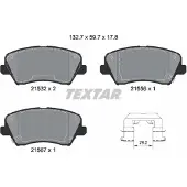 Textar 2153201 Remblokken