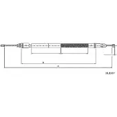 METZGER AUTOTEILE 10.4737 Handremkabel