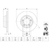 Bosch 0 986 479 J73 Remschijf