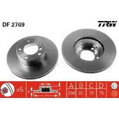 TRW DF2769 Remschijf