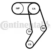 CONTITECH Distributieriemset CT939K9PRO Contitech voor o.a. VOLKSWAGEN