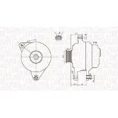 MAGNETI MARELLI 063731703010 Dynamo / Alternator