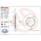 Brembo Remschijf 09.B843.11