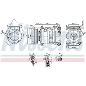 Nissens Compressor airconditioning 890599
