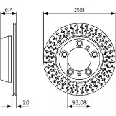 Bosch 0 986 479 A09 Remschijf
