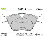 Valeo 301310 Remblokken
