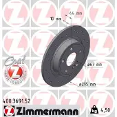 ZIMMERMANN 400.3691.52 Remschijf