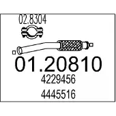 MTS 01.20810 Voorpijp