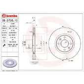 Brembo 09.5730.10 Remschijf