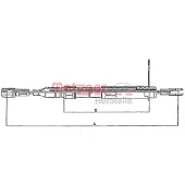 METZGER 10.943 Handremkabel