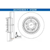 Ate 24.0112-0230.1 Remschijf