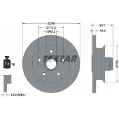 Textar 92053000 Remschijf