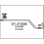 MTS Uitlaatpijp 01.41000