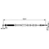 Bosch 1 987 482 582 Handremkabel